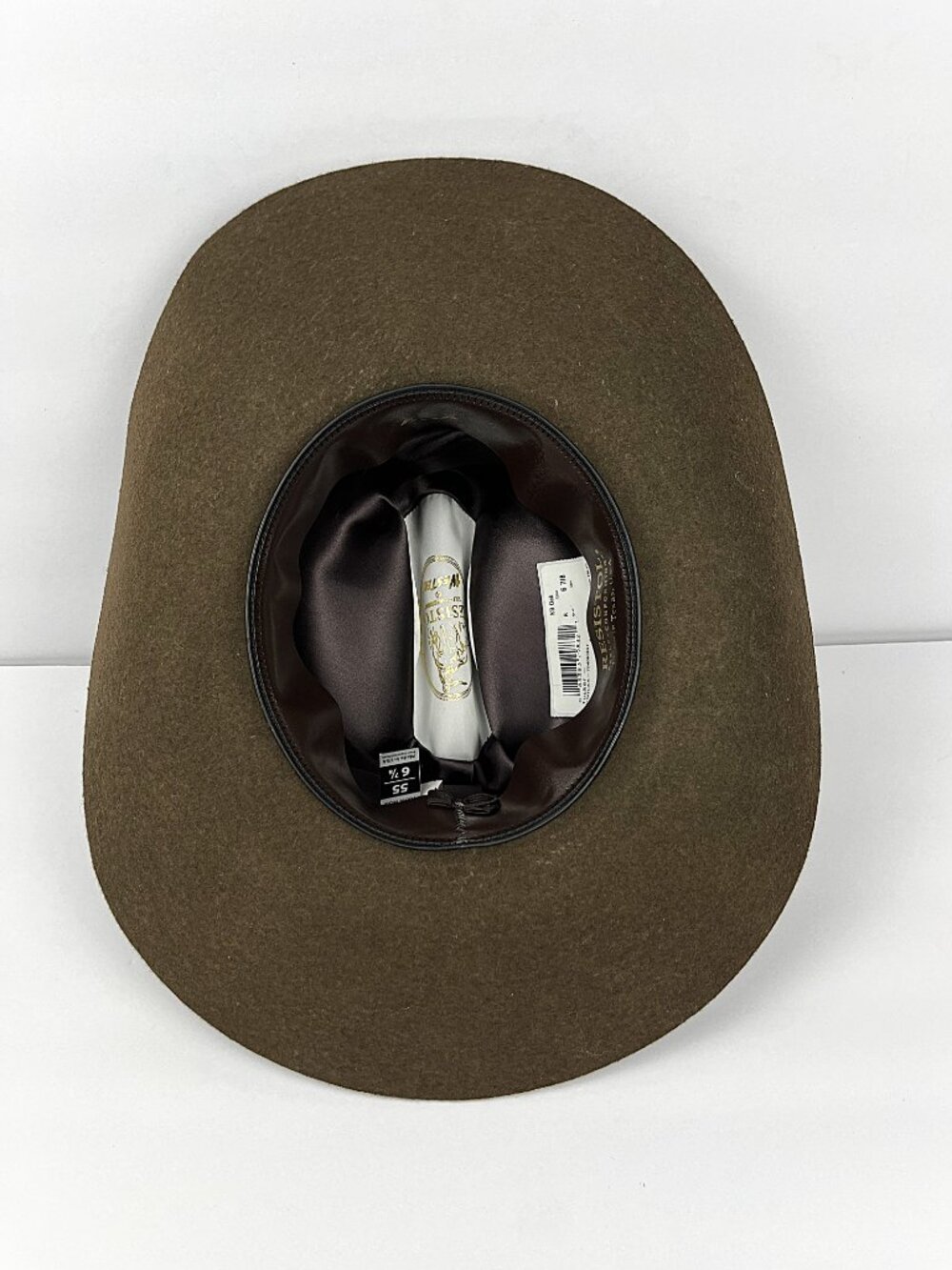 Resistol 3X Wool Tucker Cowboy Hat in Oak Size 6 7/8 - Picture 3 of 16